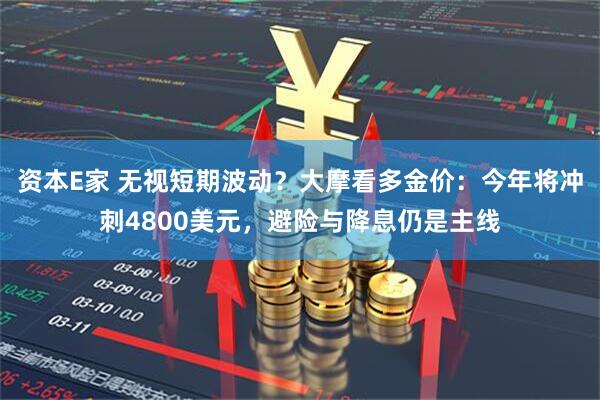 资本E家 无视短期波动？大摩看多金价：今年将冲刺4800美元，避险与降息仍是主线